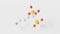 alendronic acid molecule 3d, molecular structure, ball and stick model, structural chemical formula bone resorption inhibitors