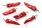 Aleppo or halaby pepper, whole pods, top