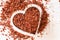 Aleppo Peppers in a Heart Shape