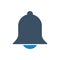Alert bell notification alarm sound ring notice communication notify reminder icon vector illustration