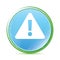 Alert icon natural aqua cyan blue round button