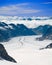 Aletsch Glacier in the Alps, Switzerland