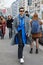 Alex Badia before Gucci fashion show, Milan Fashion Week street style