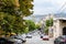 Alexander Chavchavadze street in Tbilisi in autumn