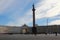 Alexander Column . Winter palace . Saint Petersburg .Russia