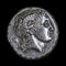 Alexander the Great head on Ancient Greek coin of Lysimachus, 290 BC