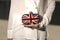 Alexander Mcqueen Union Jack held in hand