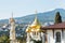 Alexander Nevski Cathedral and Yalta city skyline