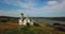 Alexander Nevsky church next to Khotyn Fortress in Ukraine