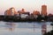 Alexandra Bridge and skyline of Gatineau