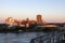 Alexandra Bridge and skyline of Gatineau