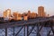 Alexandra Bridge and skyline of Gatineau