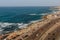 ALEXANDRIA, EGYPT - FEBRUARY 1, 2019: Aerial view of Corniche seaside drive in Alexandria, Egy