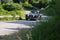 ALFA ROMEO 6C 2500 S CABRIOLET TOURING 1942 on an old racing car in rally Mille Miglia 2018 the famous italian historical race 19