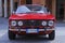 Alfa Romeo Spider Duetto vintage car, public exhibition of classic cars