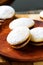 Alfajores cookies.style rustic