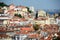 Alfama and Tagus River, Lisbon, Portugal