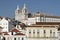 Alfama urban district panorama of Lisbon.