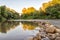 Alfeios river in Peloponnese Greece. A beautiful landscape