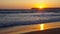 Algarve beach Tonel sunset
