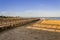 Algarve Cavacos beach twilight landscape at Ria Formosa wetlands