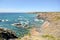 Algarve: Coastline with cliffs and small beach near Praia de Odeceixe, Portugal