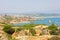 Algarve: spectacular panoramic view near Lagos town, Portugal