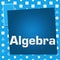 Algebra Blue Basic Symbol Squares