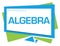 Algebra Green Blue Squares Triangles Text