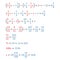 Algebraic equation with one variable simple fractions and mixed fractions equivalence equation