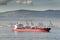 Algeciras container port and tanker from Queen Elizabeth