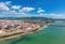 ALGECIRAS, SPAIN - APRIL 9, 2022: The Gibraltar San Roque Refinery is an oil refinery owned by CEPSA located on the