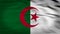 Algeria flag 3d rendered