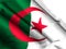 Algeria flag background 3d illustration