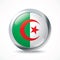 Algeria flag button