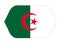 Algeria flag - country in the Maghreb