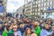 Algerians manifesting against president Bouteflika regime in Algiers, Algeria