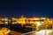 Alghero cityscape seen from the seaport