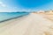 Alghero Lido on a sunny day in winter