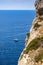 Alghero, Sardinia Italy - Panoramic view of the Gulf of Alghero with cliffs of Cape Cappo Caccia over the Neptuneâ€™s Grotto