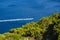 Alghero, Sardinia Italy - Panoramic view of the Gulf of Alghero with cliffs of Cape Cappo Caccia over the Neptuneâ€™s Grotto