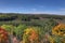 Algonquin forest overlook in fall