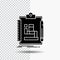 Algorithm, process, scheme, work, workflow Glyph Icon on Transparent Background. Black Icon