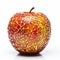 Algorithmic Art: Apple On White Background