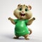 Algus The Hamster: A Photorealistic 3d Character With Disney Animation Style