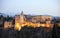 Alhambra palace at dusk, Granada, Spain