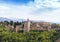 The Alhambra Palace of Granada, Andalusia, Spain. April 2015.