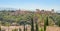 The Alhambra seen from the viewpoint of San Miguel