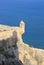 Alicante castle turret portrait