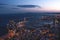 Alicante port at night